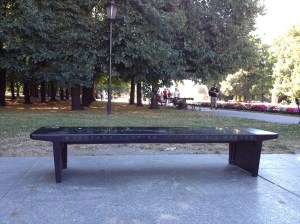 ...where benches play Chopin.